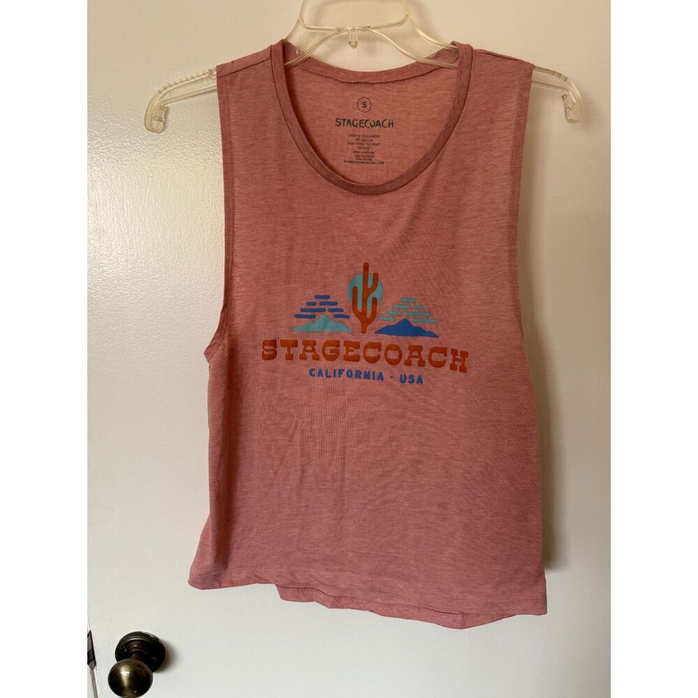 Stagecoach 2024 Pink Sleeveless Shirt Women's Small Country Music Festival NEW